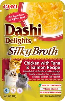 Šlapias kačių maistas Inaba Dashi Silky Broth, vištiena, 0.04 kg