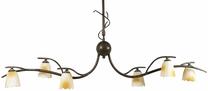 Светильник потолочный Candellux Lighting Mikado 36-84838, G9, 6 x 40 Вт, белый цв. / черный цв.
