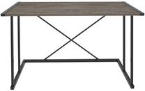 Kirjutuslaud Kalune Design Adelaide 322RTC1387, 60 cm x 114 cm, 75 cm, must v./tumehall v.