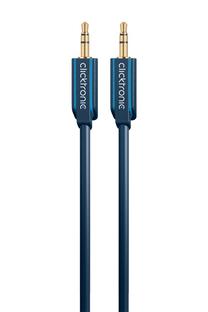 Vads Clicktronic 3.5 mm male, 3.5 mm male, 1 m, zila krās.
