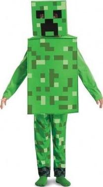 Kostīms bērniem Disguise Costumes Minecraft Creeper 495422, zaļa krās., M