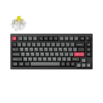 Belaidė žaidimų klaviatūra Keychron Lemokey P1 Pro Wireless P1P-M4 Keychron Super Banana, Anglų (US), juoda sp.