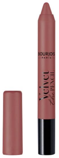 Lūpu krāsa Bourjois Paris Velvet The Pencil, 3 g, 08 less is brown