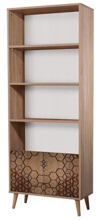 Pastatoma lentyna Kalune Design Booki 720, sonoma ąžuolo sp., 198 cm x 40 cm x 75 cm