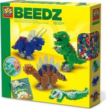 Бисер SES Creative Dinosaurs 374918, многоцветный