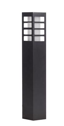 Brīvi stāvošs āra gaismeklis Su-Ma Rado III 2, 18W, E27, IP54, melna krās., 8 cm x 50 cm