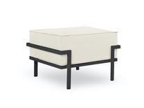 Lauko pufas Calme Jardin Cannes CAL_POUF_83_F2_CANNES1, antracito sp./smėlio sp., 50 cm x 65 cm x 44 cm