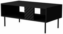 Kavos staliukas Cama Meble Lucca, juoda sp., 100 cm x 55 cm x 46 cm