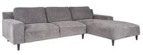 Kampinė sofa Home4you Hilde 21653, pilka sp., dešininė, 288 x 173 cm x 88 cm