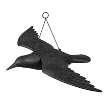 Sodo dekoracija "Paukštis" Bradas Raven In Flight, 44 cm x 61 cm x 13 cm, juoda sp.