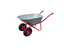 Ķerra Diana 4750959046586, metāls, sarkana krās./pelēka krās., 120 l