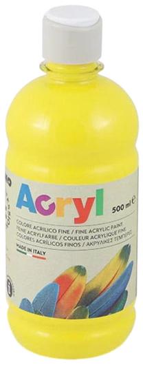 Värv akrüül Primo Acryl, 500 ml, kollane v., 1 värv.