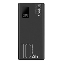 Nešiojamas įkroviklis (Power bank) Obal:Me EnergyPulse OMPWB10K, 10000 mAh, 22.5 W, juoda sp.