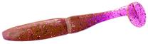 Gumijas zivis Intech Slim Shad 2.5, 6.3 cm, 1 g, brūna krās./violeta krās.