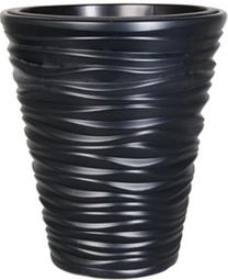 Gėlių vazonas Prosperplast, plastikinis, Ø 38.8 cm, juoda sp.