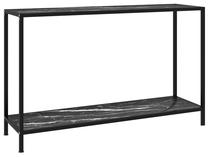 Konsoles galds VLX, melna krās., 120 cm x 35 cm x 75 cm