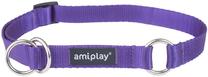 Ошейник для собак Amiplay Basic, фиолетовый цв., 350 - 500 мм x 20 мм, 35-50