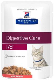 Kassi märgtoit Hill's Prescription Diet Digestive Care i/d Feline, lõhe, 0.085 kg