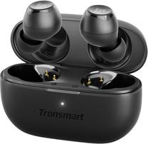 Bezvadu austiņas Tronsmart Pure Hybrid Dual Driver 832950, melna krās.