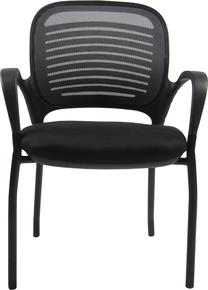 Apmeklētāju krēsls Home4you Torino 27706, melna krās./pelēka krās., 59 cm x 59 cm x 84 cm