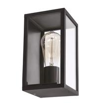 Õue seinavalgusti Candellux Lighting Hoya, 60W, E27, IP44, must v., 12 cm x 22 cm