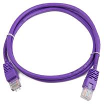 Провод Gembird CAT e5 UTP Patch RJ-45 8P8C, RJ-45 8P8C, 2 м, фиолетовый цв.