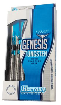 Šautriņu piederumi, bultas Harrows Genesis Tungsten 21g, zila krās./sudraba krās., 54 mm, 3 gab.