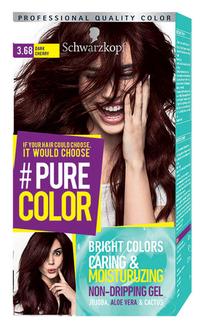 Matu krāsa Schwarzkopf Pure Color, dark cherry krās., Dark Cherry 3.68, 142.00000000000003 ml