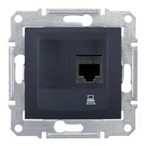 Штепсельное соединение Schneider Electric Sedna, черный цв.