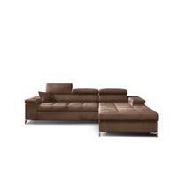 Kampinė sofa Ricardo Monolith 09, ruda sp., dešininė, 205 x 280 cm x 90 cm