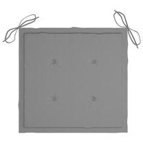 Kėdžių pagalvėlė VLX Garden Chair Cushions 47597, pilka sp., 50 cm x 50 cm, 2 vnt.