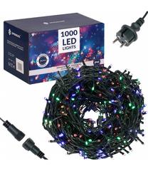 Lempučių girlianda Springos, 60 m, įvairių spalvų, 1000 LED