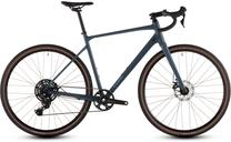 Dviratis gravel Cube Nuroad One, 28 ", M rėmas, mėlyna sp./juoda sp.
