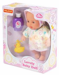 Кукла пупс Wader-Polesie Lovely baby doll 78292, 24 см, многоцветный