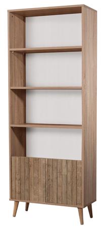 Pastatoma lentyna Kalune Design Booki 728, sonoma ąžuolo sp., 198 cm x 40 cm x 75 cm