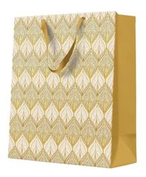 Dovanų maišelis Paw Decor Collection Ornamental Gold Tile, 13 cm x 33.5 cm x 26.5 cm, aukso sp.