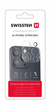 Kameros apsauginis stikliukas Swissten Apple iPhone 15 Pro Max, -, 6.6 "