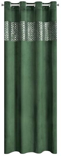 Naktinė užuolaida ZKZQ-02, tamsiai žalia sp., 140 cm x 250 cm