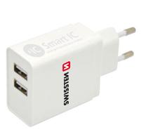 Telefono įkroviklis Swissten, USB/AC/DC