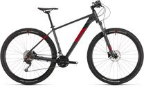 Dviratis kalnų Cube Aim SL, 29 ", 23" rėmas, raudona sp./pilka sp.