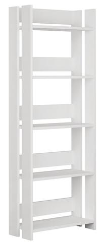 Pastatoma lentyna Kalune Design Massimo 855DTE3705, balta sp., 155 cm x 57 cm x 25 cm