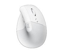 Bezvadu datora pele Logitech Lift Right, balta krās.