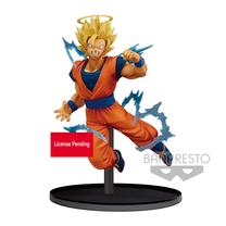 Фигурка-игрушка Banpresto Dragon Ball Z Dokkan Battle Super Saiyan 2 Goku Angel, 15 см, синий цв./желтый цв./oранжевый цв.