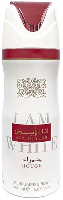 Dezodorants sievietēm Lattafa Ana Abiyedh Rouge I Am White, 200 ml