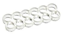 E22 Stealth Cable Comb 12 Slots 4mm Clear