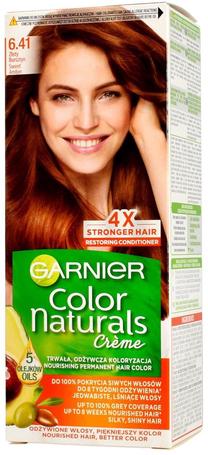 Kраска для волос Garnier Color Naturals Creme, sweet amber, 6.41, 40 мл