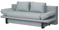 Sofa-lova Bodzio Magrina TMAK, tamsiai pilka sp./šviesiai mėlyna sp., 98 x 200 cm x 71 cm