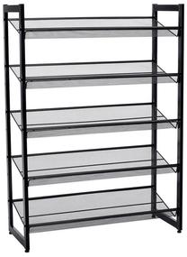 Batų lentyna Songmics, juoda, 74 cm x 30.7 cm x 104 cm