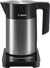 Elektrinis virdulys Bosch TWK7203, 1.7 l, juoda sp./nerūdijančiojo plieno sp.