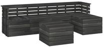 Lauko baldų komplektas VLX 6 Piece Garden Pallet Lounge Set